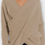 Olivia | Sweter z dekoltem w serek