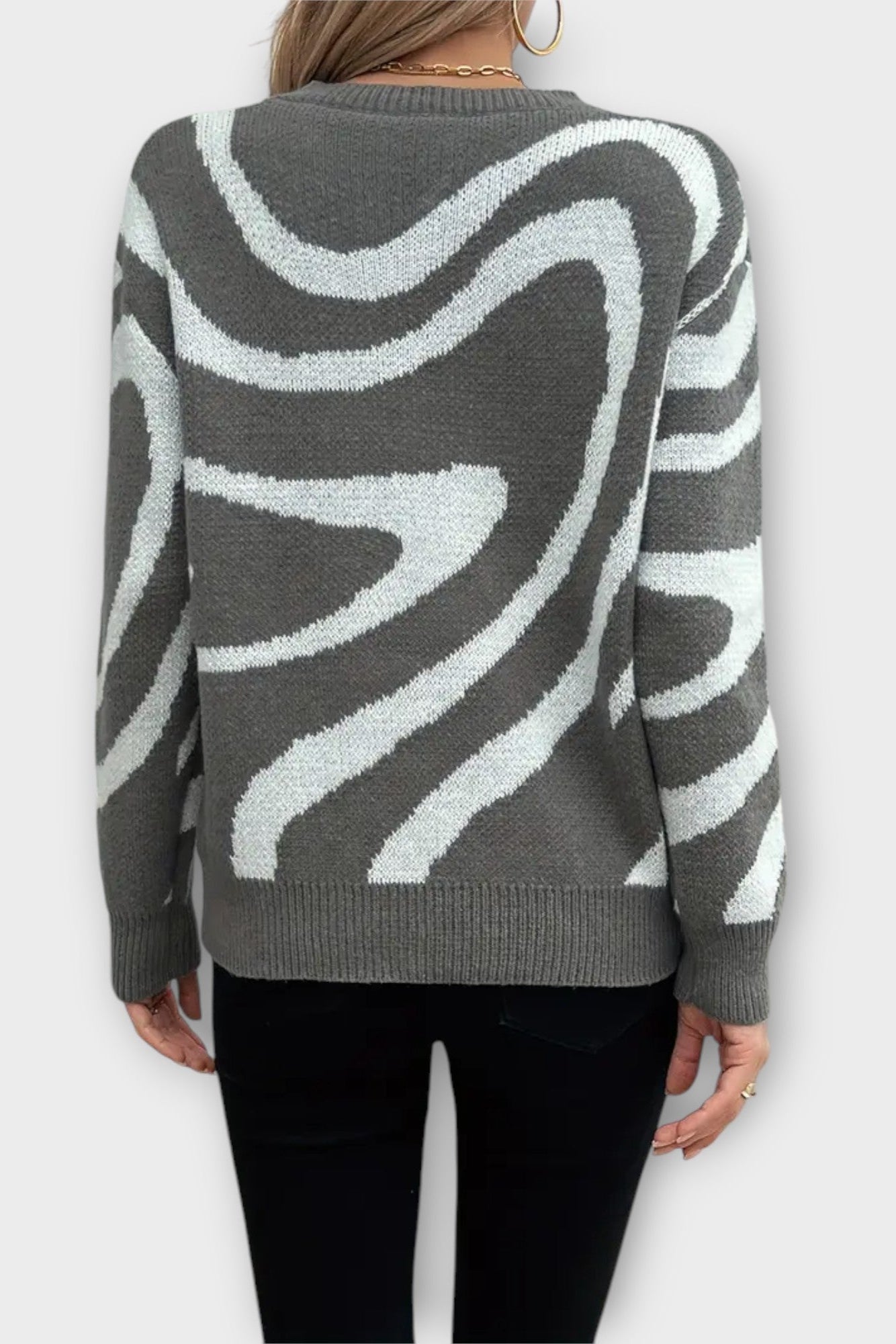 Rikke | Sweter w kwiaty