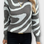 Rikke | Sweter w kwiaty