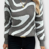 Rikke | Sweter w kwiaty
