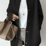 Różowy | Sweter rozpinany