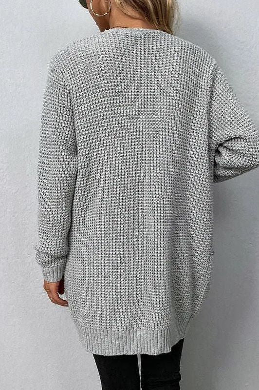 Różowy | Sweter rozpinany