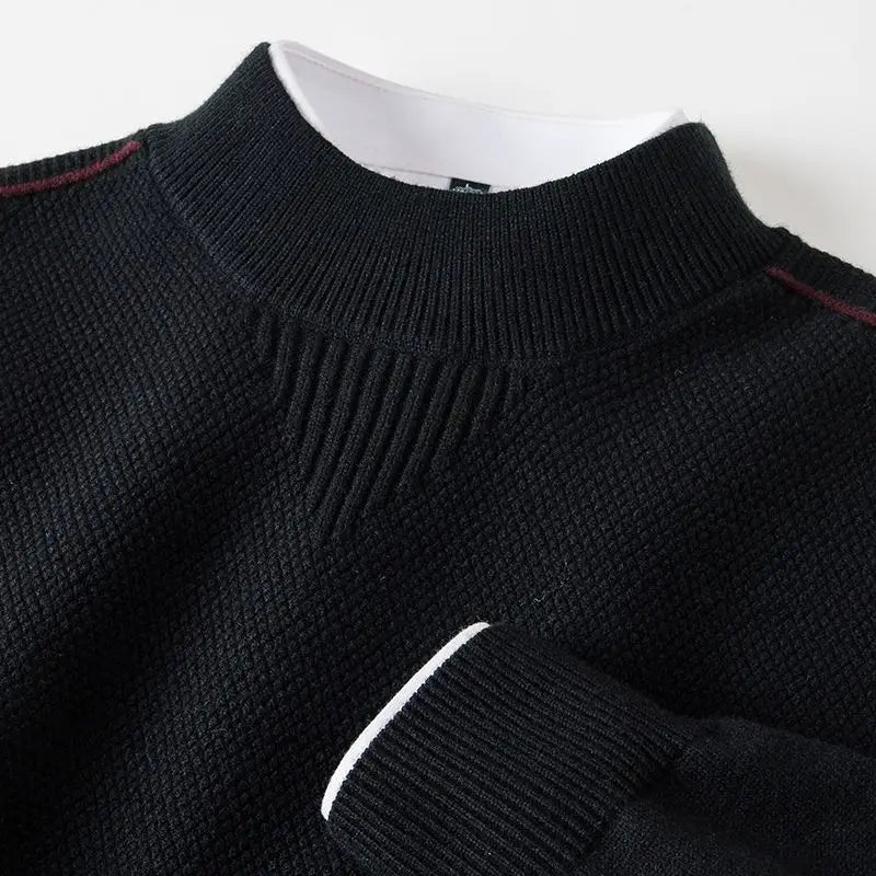 Corneel | Sweter z wysokiej jakości dzianiny żakardowej