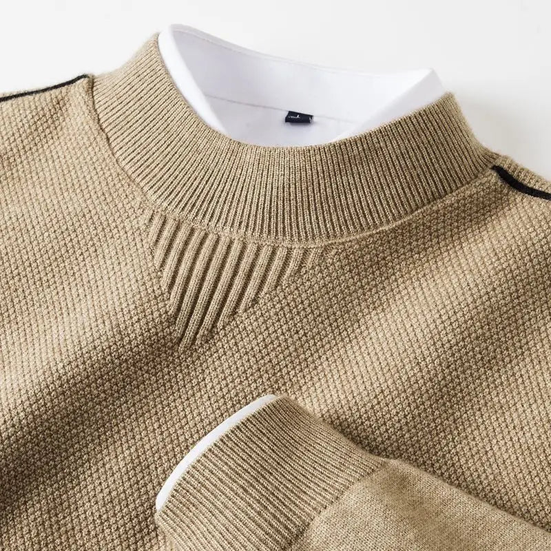 Corneel | Sweter z wysokiej jakości dzianiny żakardowej