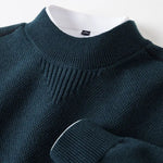 Corneel | Sweter z wysokiej jakości dzianiny żakardowej