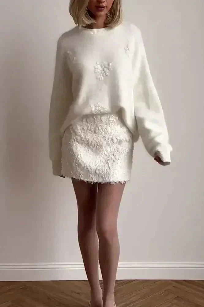 Tanja | Elegancki sweter z dzianiny