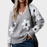 Thea | Sweter w kwiaty