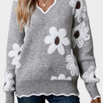 Thea | Sweter w kwiaty