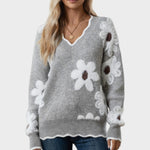 Thea | Sweter w kwiaty