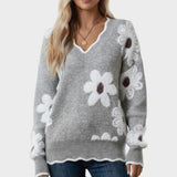 Thea | Sweter w kwiaty