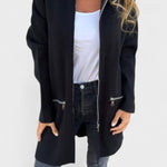 Veslina™ | Elegancka sweterkowa kurtka do stylizacji warstwowej