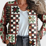 Everlyn™ - Sweter Świąteczny w Stylu Patchwork