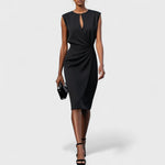 Olena – Elegancka sukienka kopertowa midi
