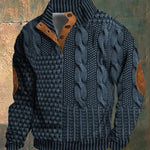Męski sweter z dzianiny André Vintage – klasyczny sweter w stylu retro