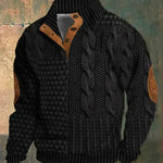 Męski sweter z dzianiny André Vintage – klasyczny sweter w stylu retro