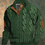 Męski sweter z dzianiny André Vintage – klasyczny sweter w stylu retro