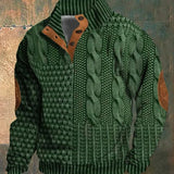 Męski sweter z dzianiny André Vintage – klasyczny sweter w stylu retro