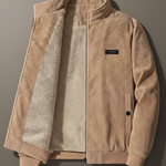 Michael | Cordjacke mit Fleecefutter