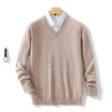 Floris | Elegancki sweter z dekoltem w kształcie litery V