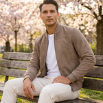 Adam – Zamszowa kurtka bomber premium