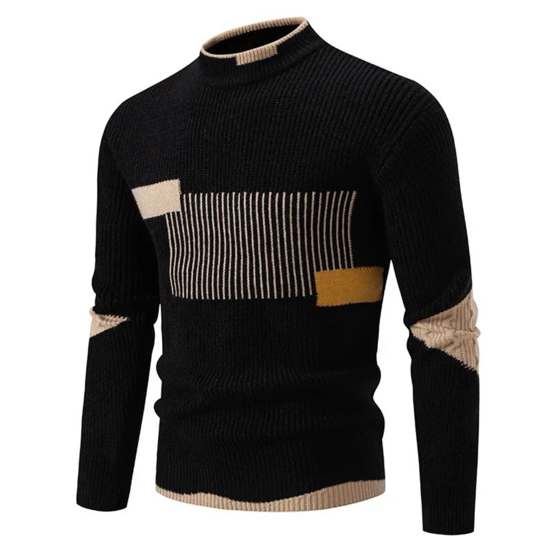 Elias | Nowoczesny sweter w paski